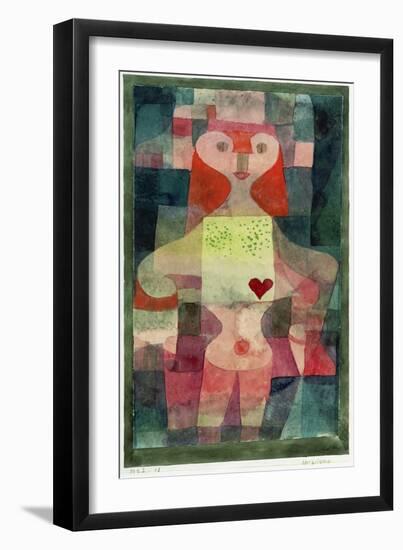 Queen of Hearts (Herzdame), 1922-Paul Klee-Framed Giclee Print