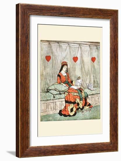 Queen of Hearts She Made Some Tarts-Randolph Caldecott-Framed Art Print