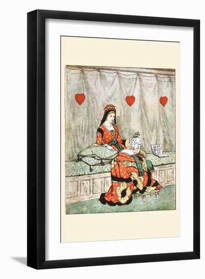 Queen of Hearts She Made Some Tarts-Randolph Caldecott-Framed Art Print