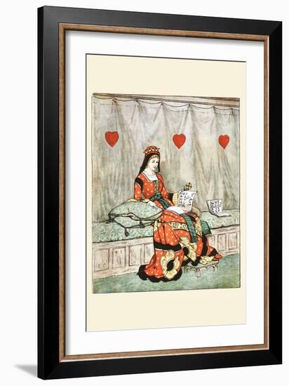 Queen of Hearts She Made Some Tarts-Randolph Caldecott-Framed Art Print