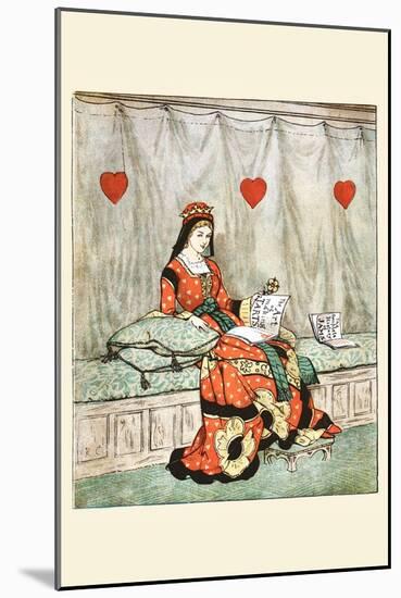 Queen of Hearts She Made Some Tarts-Randolph Caldecott-Mounted Art Print