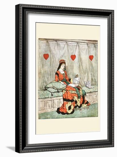 Queen of Hearts She Made Some Tarts-Randolph Caldecott-Framed Art Print