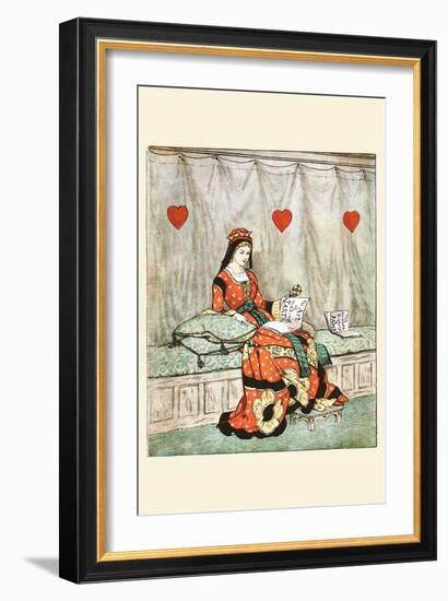 Queen of Hearts She Made Some Tarts-Randolph Caldecott-Framed Art Print