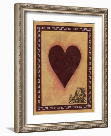 Queen of Hearts-John Zaccheo-Framed Giclee Print