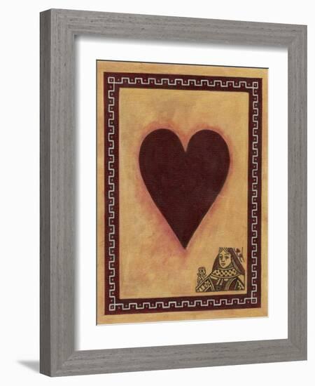 Queen of Hearts-John Zaccheo-Framed Giclee Print