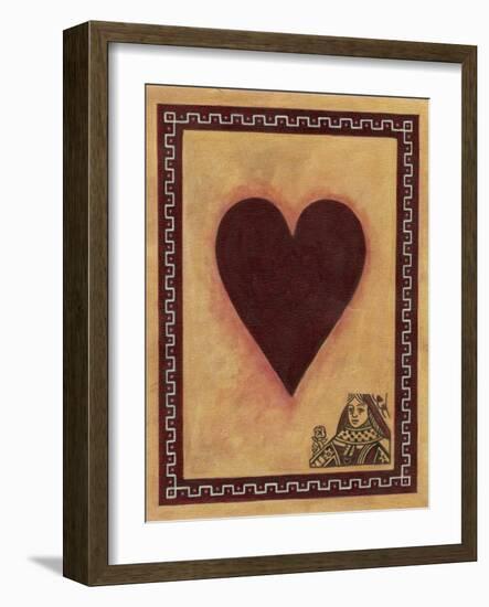 Queen of Hearts-John Zaccheo-Framed Giclee Print
