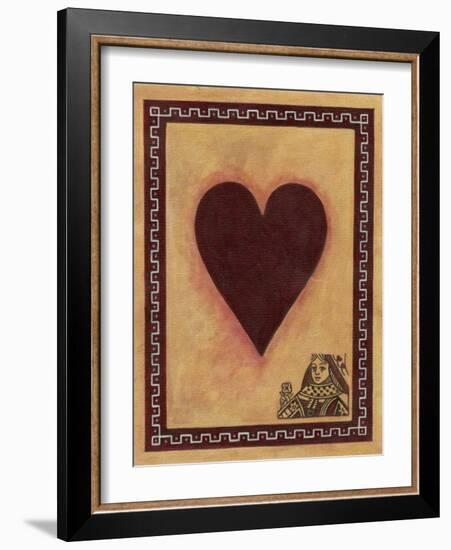 Queen of Hearts-John Zaccheo-Framed Giclee Print