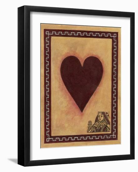 Queen of Hearts-John Zaccheo-Framed Giclee Print