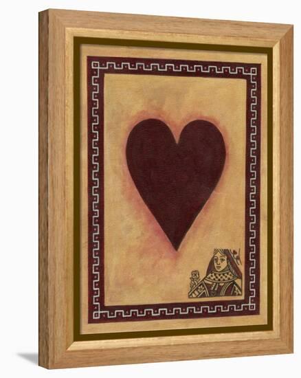 Queen of Hearts-John Zaccheo-Framed Premier Image Canvas