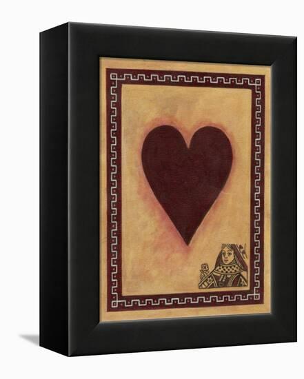 Queen of Hearts-John Zaccheo-Framed Premier Image Canvas