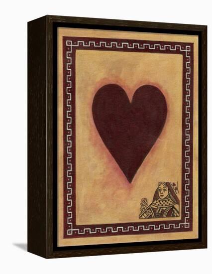 Queen of Hearts-John Zaccheo-Framed Premier Image Canvas