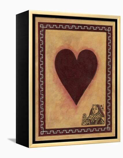 Queen of Hearts-John Zaccheo-Framed Premier Image Canvas