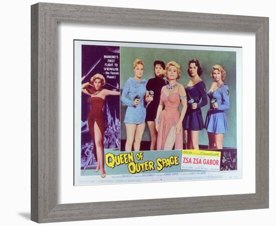 Queen of Outer Space, 1958-null-Framed Art Print