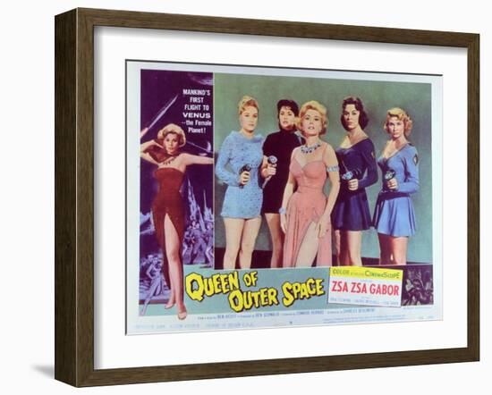 Queen of Outer Space, 1958-null-Framed Art Print