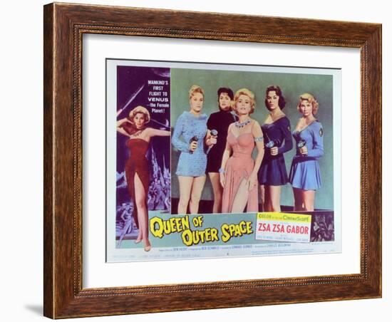Queen of Outer Space, 1958-null-Framed Art Print