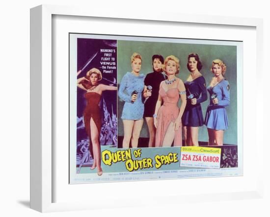 Queen of Outer Space, 1958-null-Framed Art Print