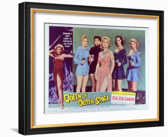 Queen of Outer Space, 1958-null-Framed Art Print