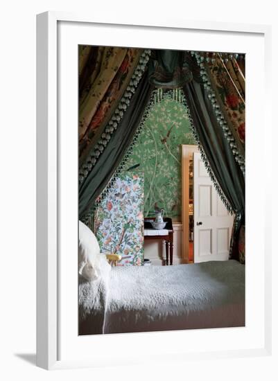 Queen of Scots Dressing Room, Chatsworth House, Derbyshire-null-Framed Photographic Print