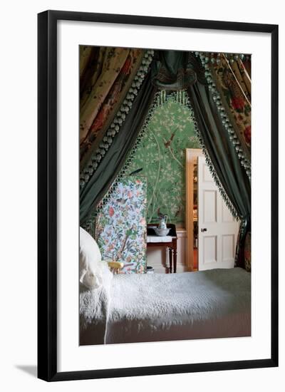 Queen of Scots Dressing Room, Chatsworth House, Derbyshire-null-Framed Photographic Print