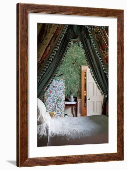 Queen of Scots Dressing Room, Chatsworth House, Derbyshire-null-Framed Photographic Print