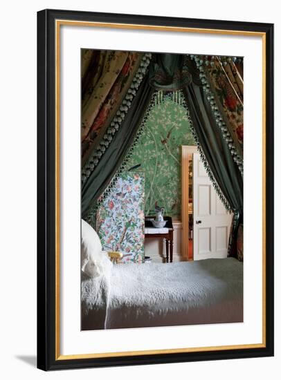 Queen of Scots Dressing Room, Chatsworth House, Derbyshire-null-Framed Photographic Print