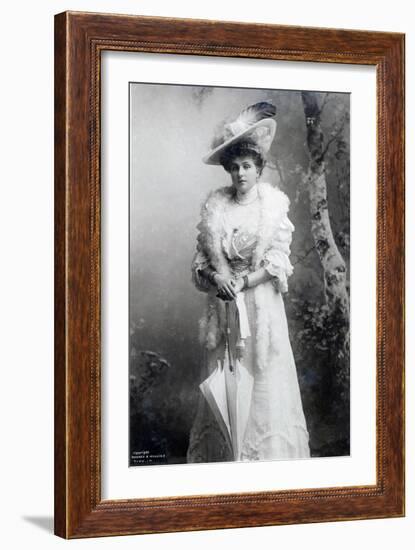 Queen of Spain, Ena of Battenberg, C.1910-null-Framed Giclee Print