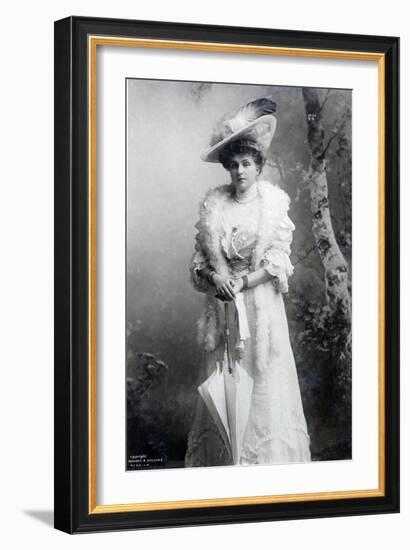 Queen of Spain, Ena of Battenberg, C.1910-null-Framed Giclee Print