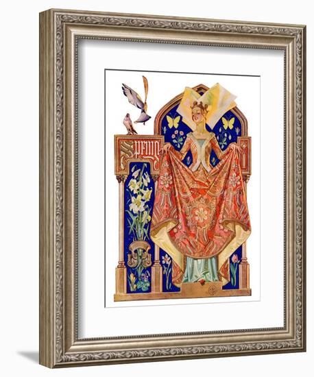 "Queen of Spring,"May 23, 1931-Joseph Christian Leyendecker-Framed Giclee Print