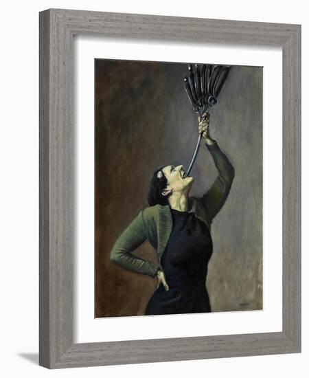 Queen of Swords, 2005-Robert Burkall Marsh-Framed Giclee Print