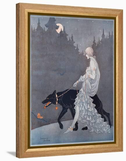 Queen of the Night by Marjorie Miller-null-Framed Premier Image Canvas