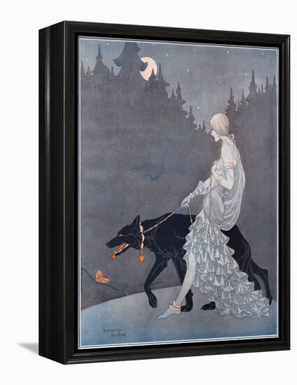 Queen of the Night by Marjorie Miller-null-Framed Premier Image Canvas