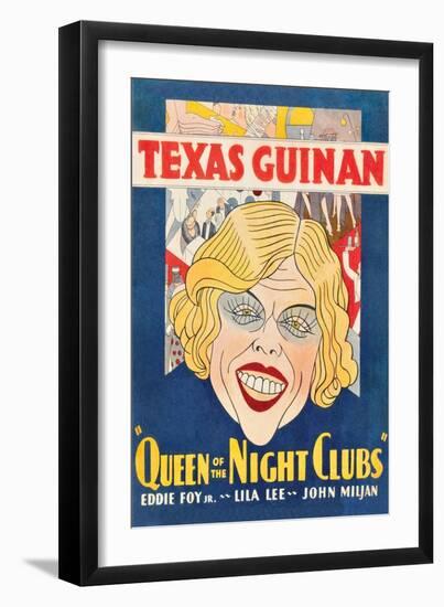 Queen of the Night Clubs-null-Framed Art Print