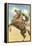 Queen of the Rancho, Charra on Horse-null-Framed Stretched Canvas