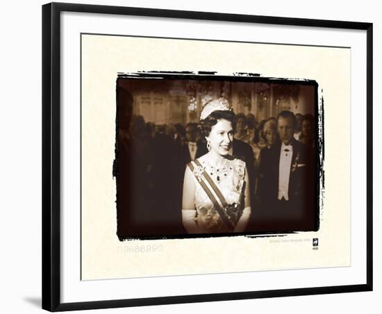 Queen on Tour In Austria, 1969 I-British Pathe -Framed Premium Giclee Print