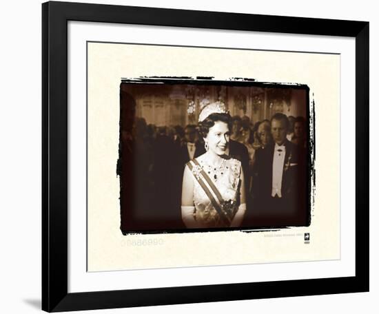 Queen on Tour In Austria, 1969 I-British Pathe -Framed Premium Giclee Print