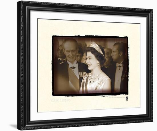 Queen on Tour In Austria, 1969 II-British Pathe -Framed Premium Giclee Print