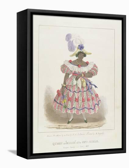 Queen or 'Maam' of the Set-Girls, Plate 1 from 'Sketches of Character... ', 1838-Isaac Mendes Belisario-Framed Premier Image Canvas