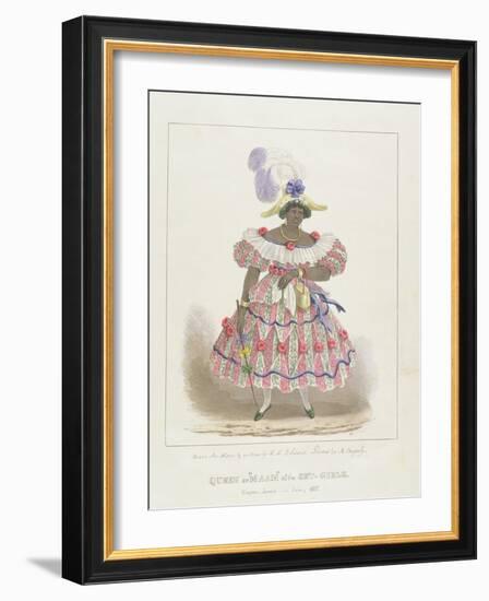 Queen or 'Maam' of the Set-Girls, Plate 1 from 'Sketches of Character... ', 1838-Isaac Mendes Belisario-Framed Giclee Print
