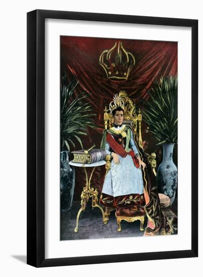 Queen Ranavalona Manjaka III of Madagascar, C 1880S-null-Framed Giclee Print