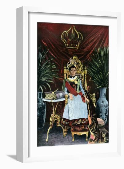 Queen Ranavalona Manjaka III of Madagascar, C 1880S-null-Framed Premium Giclee Print