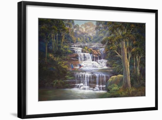 Queen's Cascades-John Bradley-Framed Giclee Print