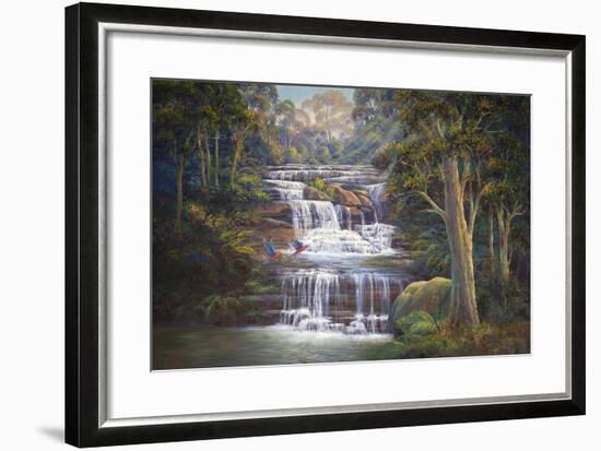 Queen's Cascades-John Bradley-Framed Giclee Print