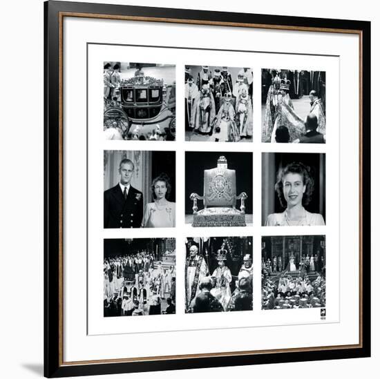 Queen's Coronation, 1953-British Pathe -Framed Premium Giclee Print