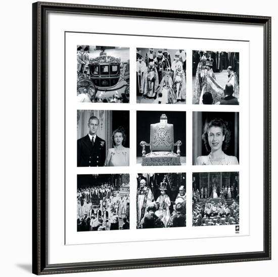 Queen's Coronation, 1953-British Pathe -Framed Premium Giclee Print