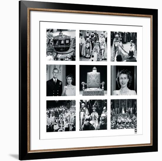 Queen's Coronation, 1953-British Pathe -Framed Premium Giclee Print