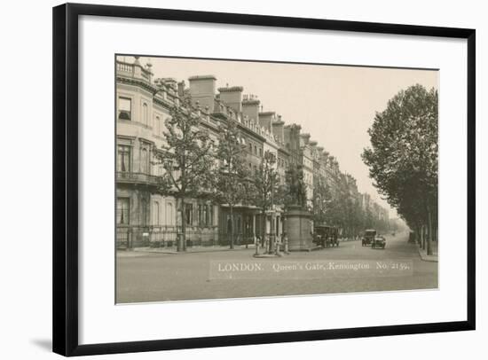 Queen's Gate, Kensington, London-null-Framed Photographic Print