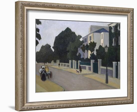 Queen's Grove, St John's Wood, 1918-Robert Polhill Bevan-Framed Giclee Print