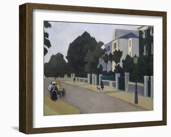 Queen's Grove, St John's Wood, 1918-Robert Polhill Bevan-Framed Giclee Print