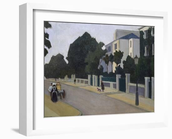 Queen's Grove, St John's Wood, 1918-Robert Polhill Bevan-Framed Giclee Print