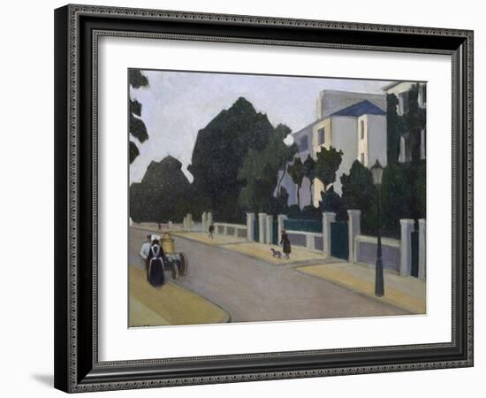 Queen's Grove, St John's Wood, 1918-Robert Polhill Bevan-Framed Giclee Print